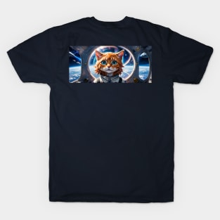 Cosmic Kitty 4 T-Shirt